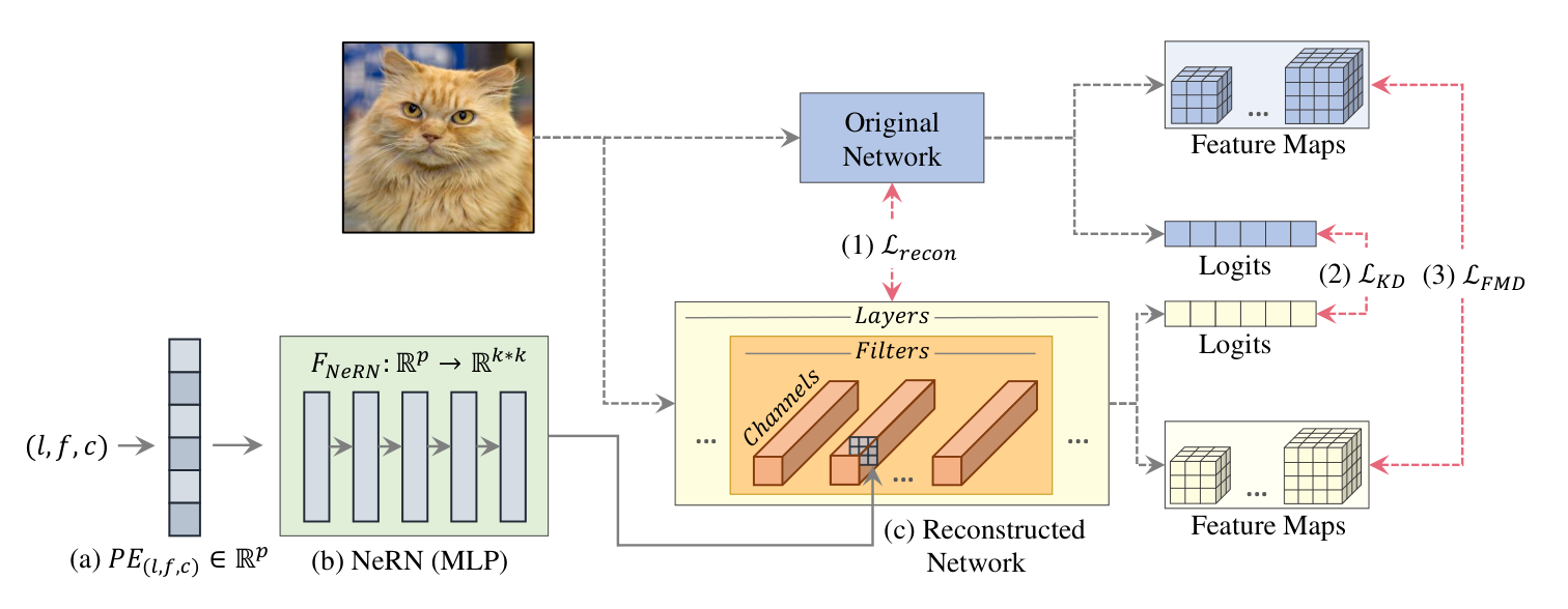 NeRN, Figure 1 NeRN: координаты задают ядро свёртки