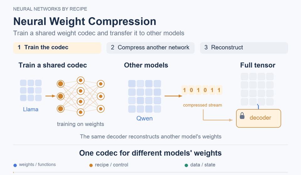 Neural Weight Compression: One codec for the weights of different models